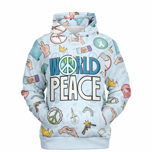 World Peace Fashion Hoodie - AOP