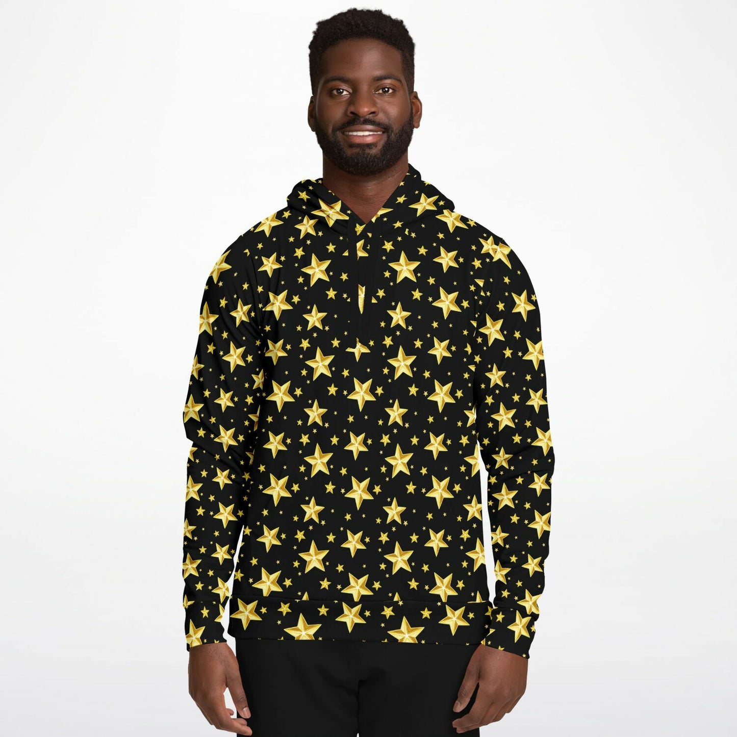 Golden Stars Fashion Hoodie - AOP