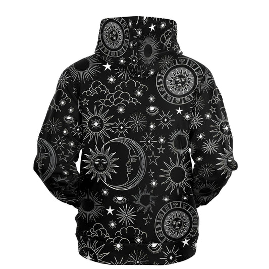 Ceslestial Pattern Fashion Hoodie - AOP