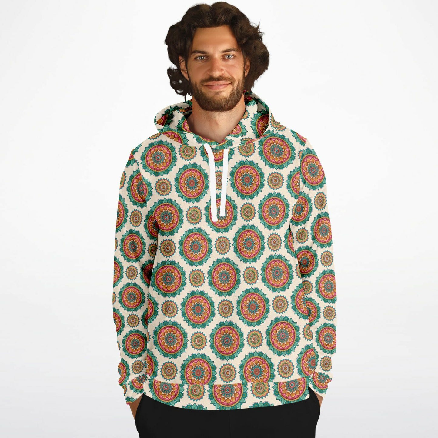 Mandala Pattern Fashion Hoodie - AOP