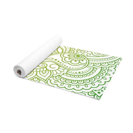 Golden Paisley Grace Yoga Mat