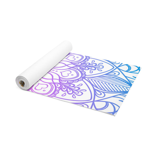 Flaming Petal Elegance Yoga Mat