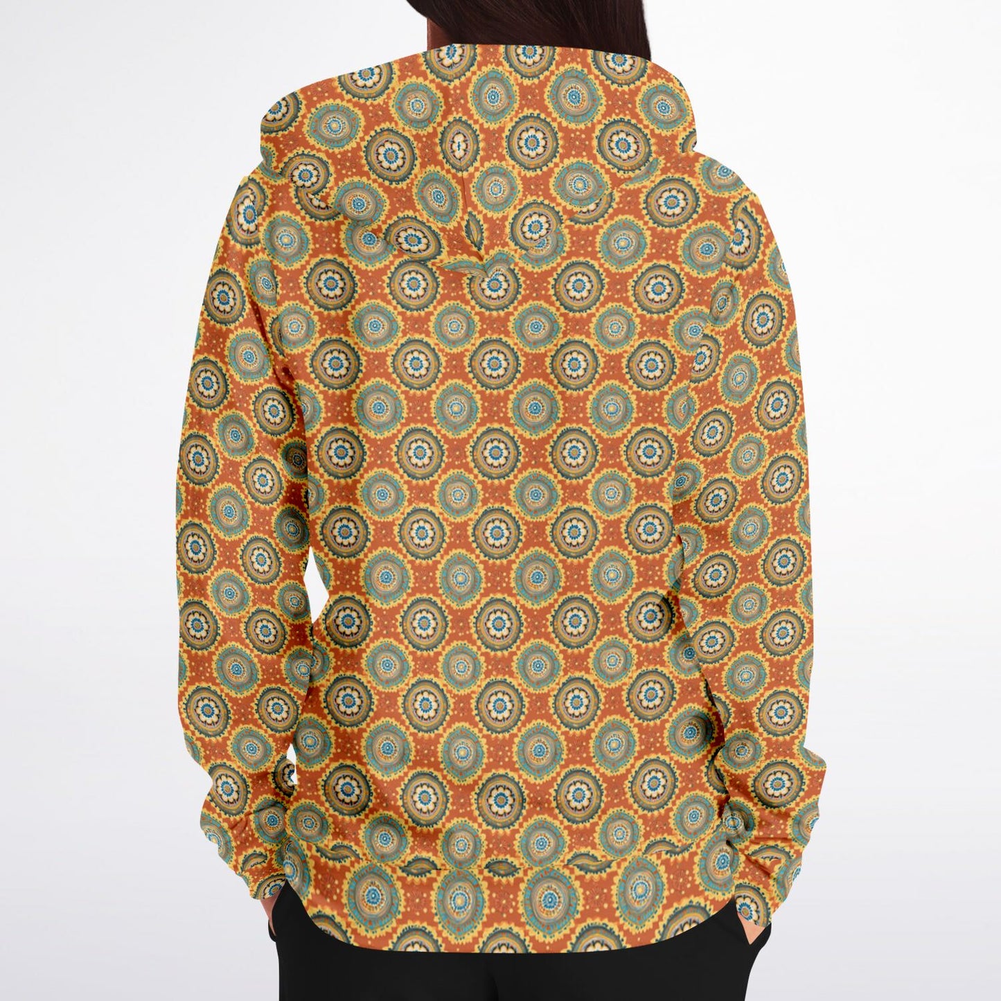 Mandala Fashion Zip-Up Hoodie - AOP