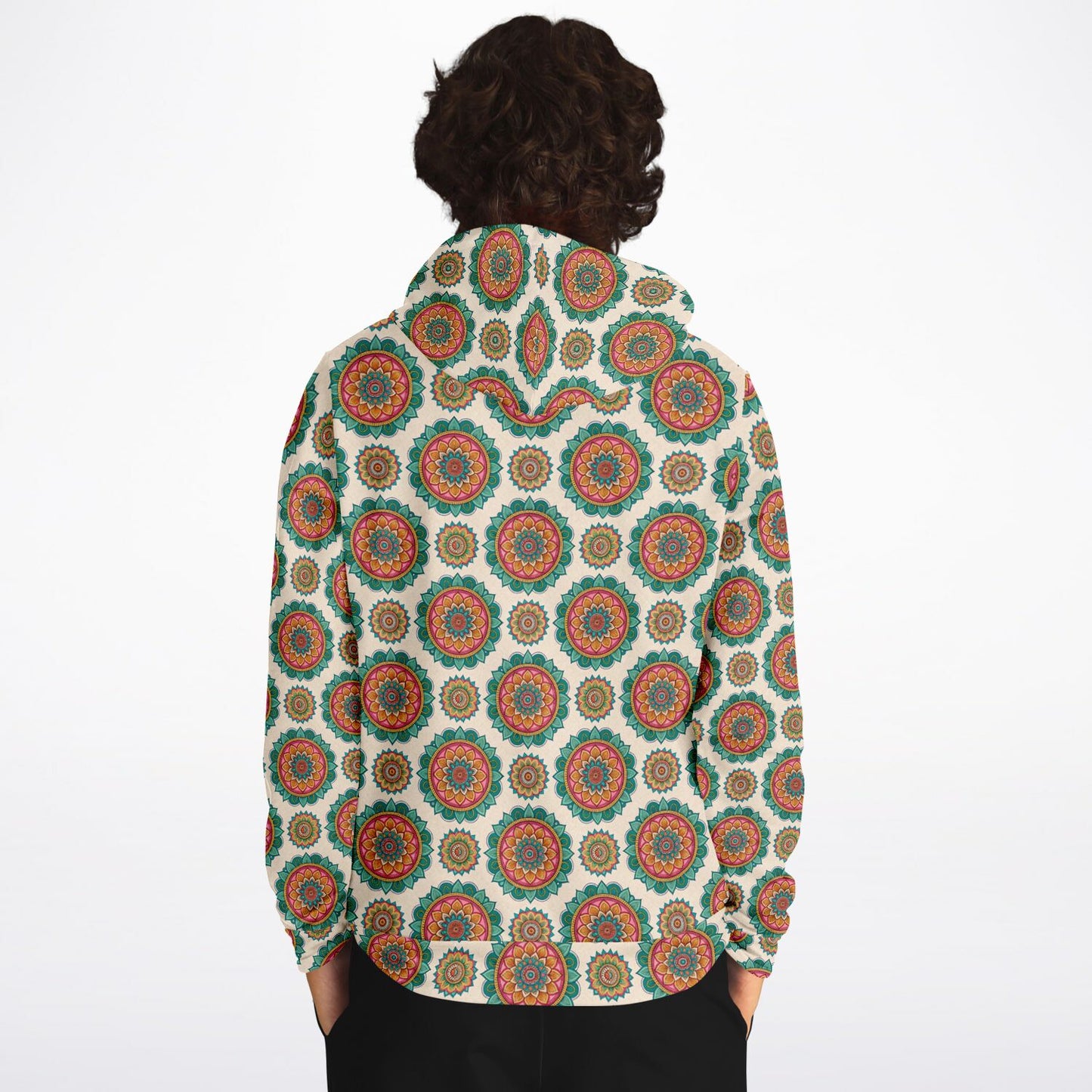 Mandala Pattern Fashion Hoodie - AOP