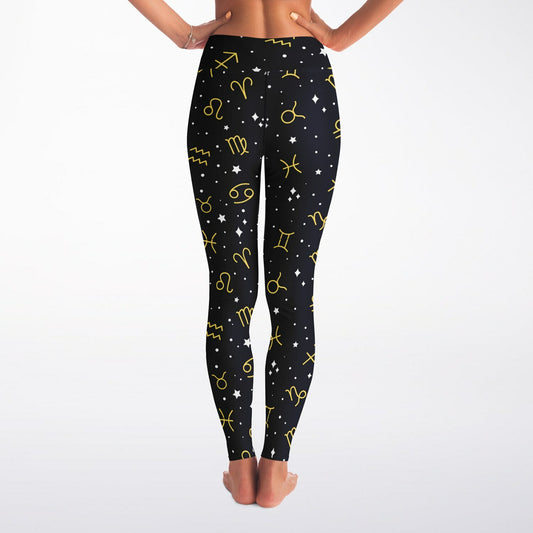 Zodiac Symbols Yoga Leggings - AOP