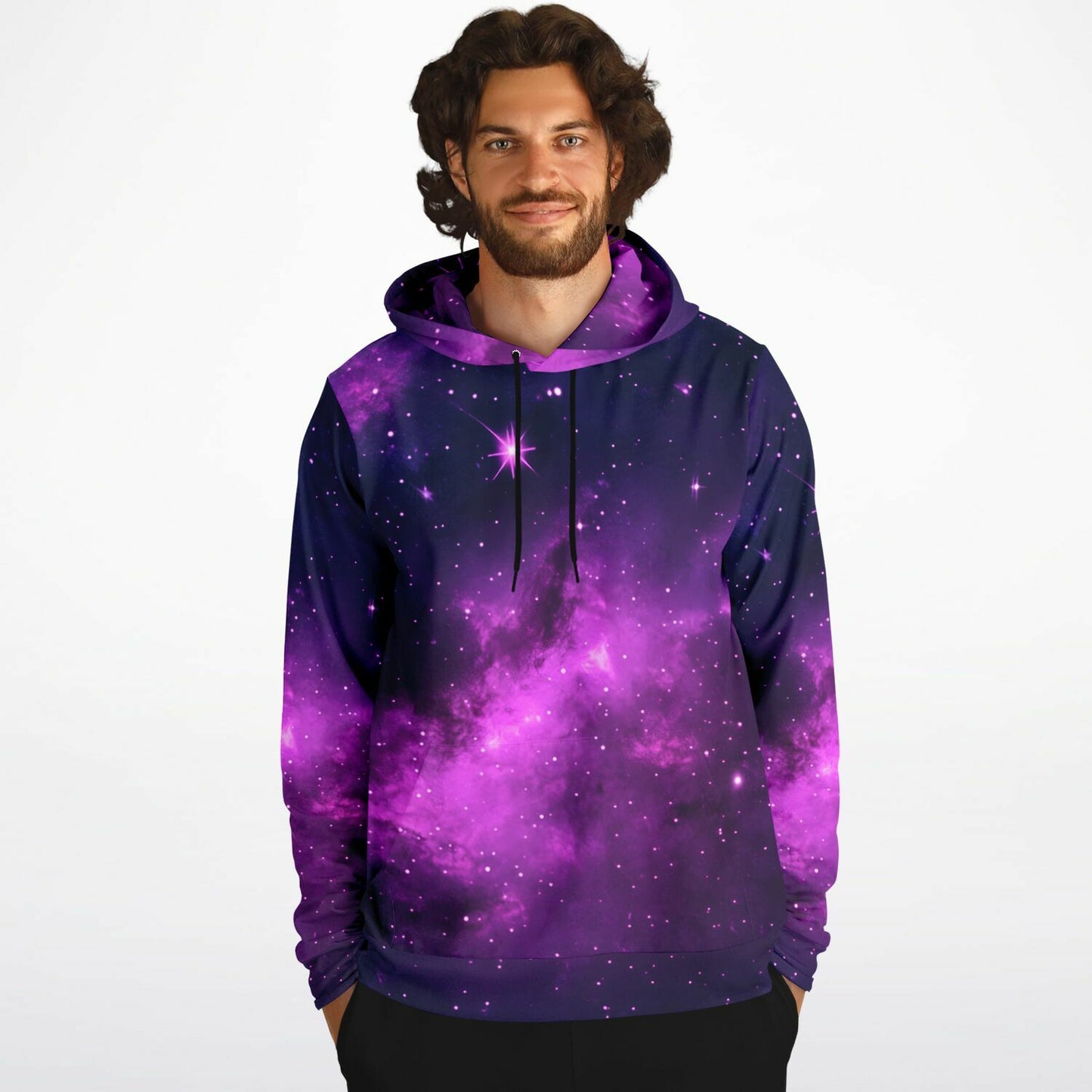 Nebulas and Stars Fashion Hoodie - AOP