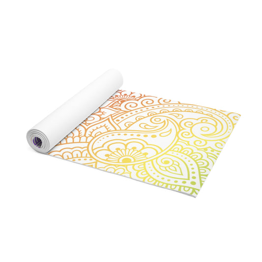 Floral Sunset Flow Yoga Mat