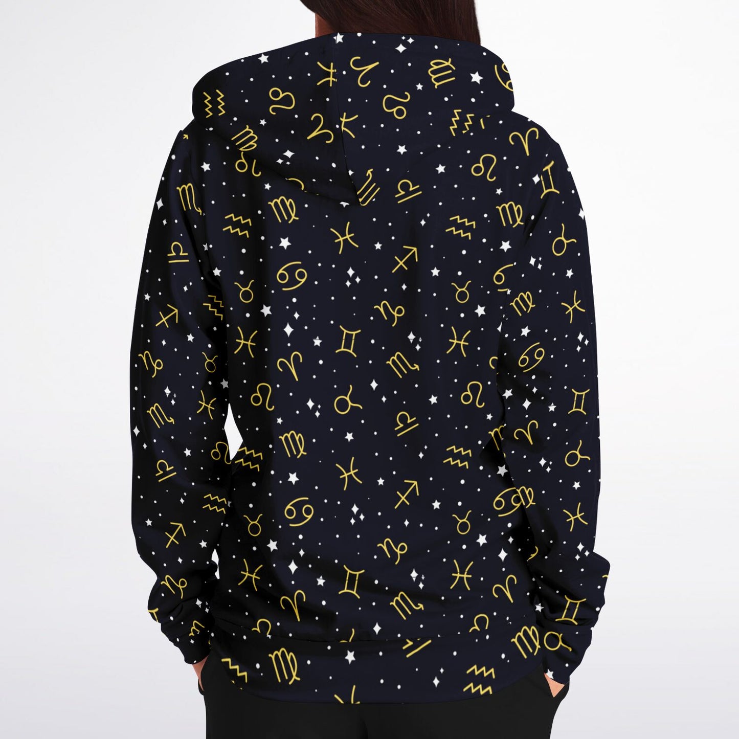 Zodiac Signs Fashion Zip-Up Hoodie - AOP