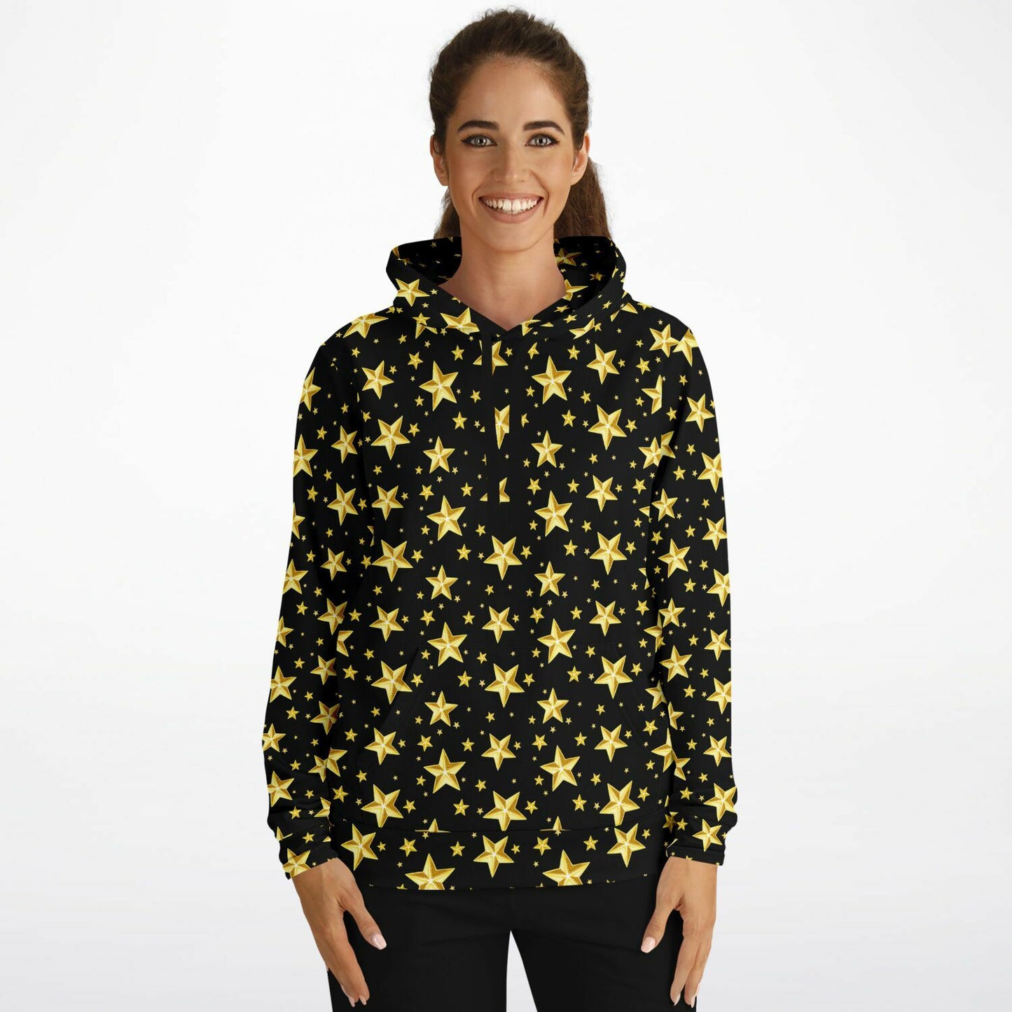 Golden Stars Fashion Hoodie - AOP