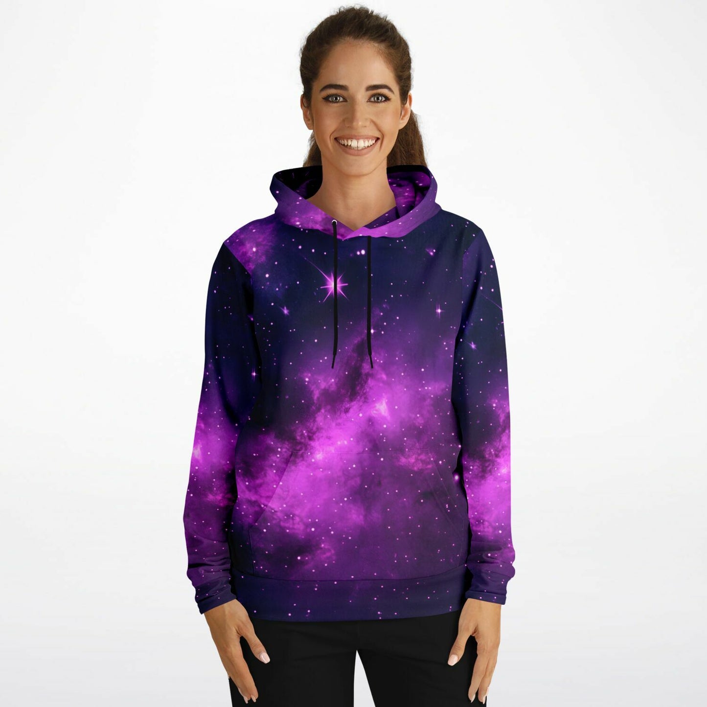 Nebulas and Stars Fashion Hoodie - AOP