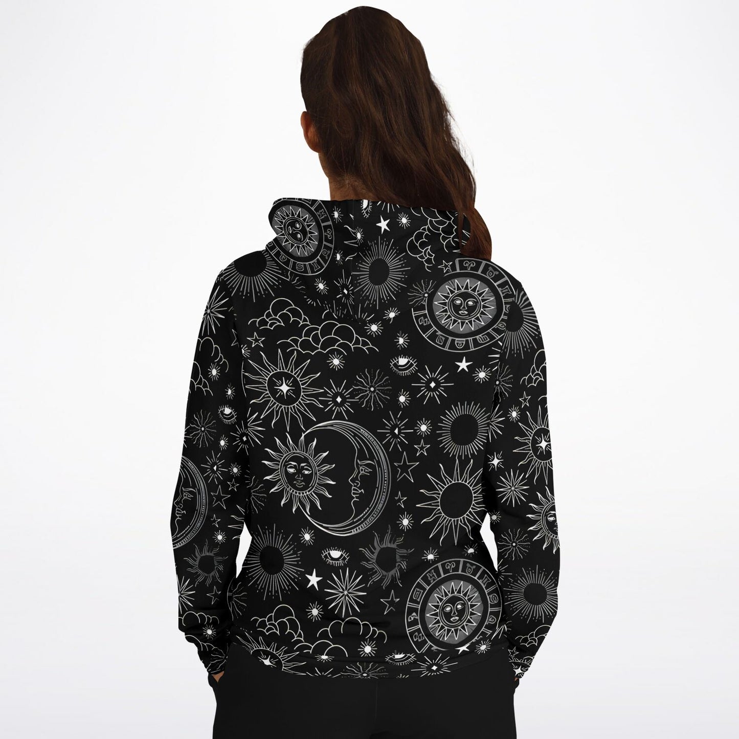 Ceslestial Pattern Fashion Hoodie - AOP