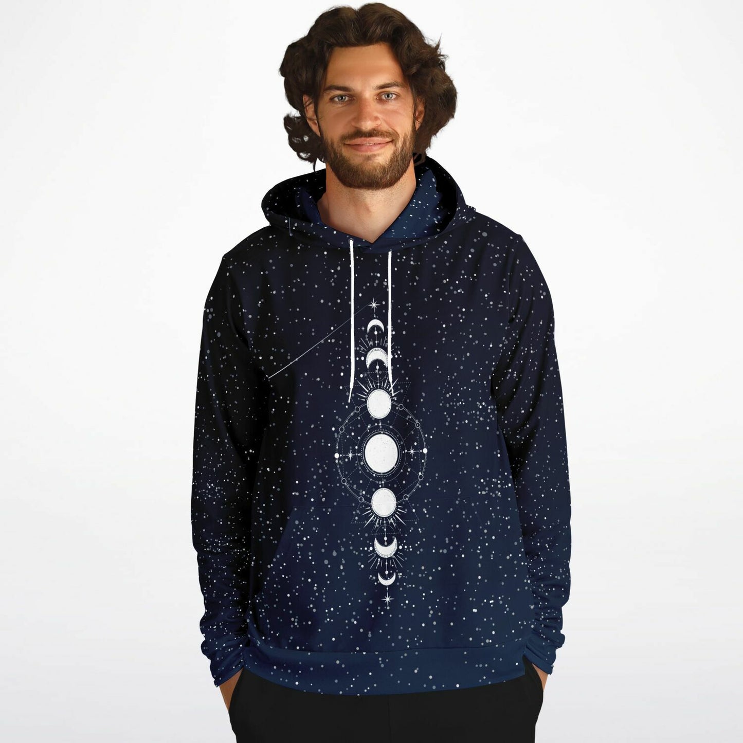 Moon Phases Fashion Hoodie - AOP