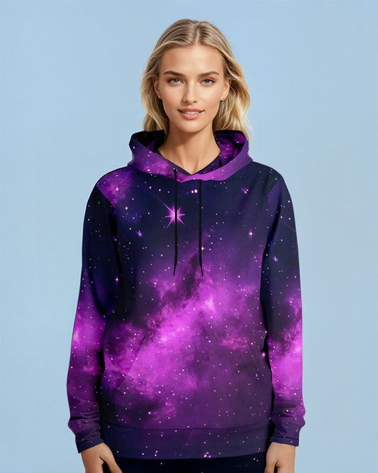 Nebulas and Stars Fashion Hoodie - AOP