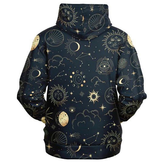 Celestial Fashion Zip-Up Hoodie - AOP