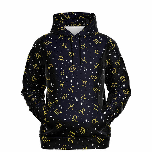 Zodiac Pattern Fashion Hoodie - AOP