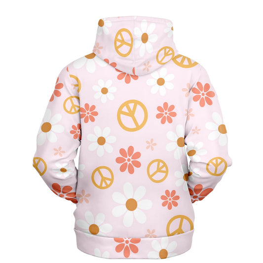 Peace Hoodie Pattern - AOP