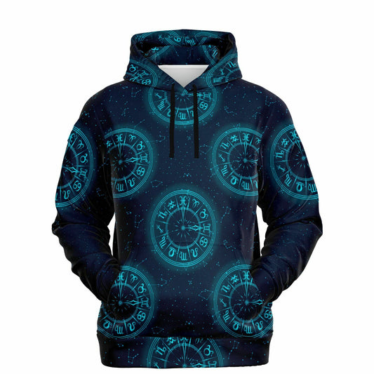 Zodiac Wheel Fashion Hoodie - AOP