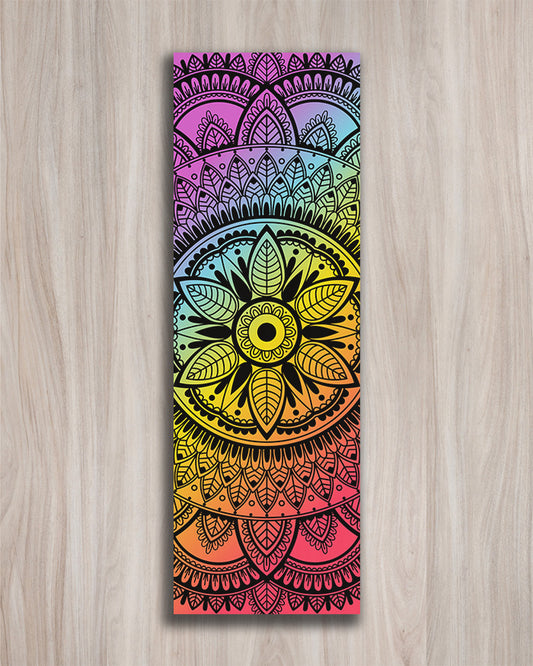 Celestial Rainbow Flow Yoga Mat