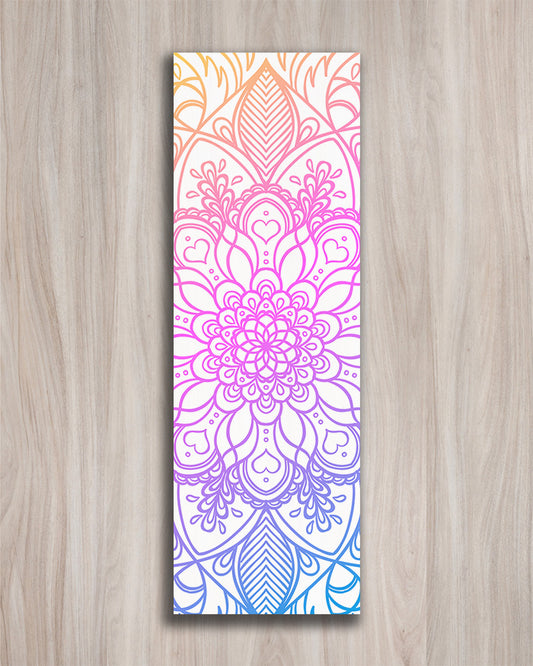 Flaming Petal Elegance Yoga Mat