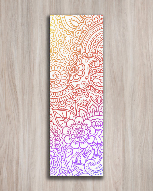 Vibrant Bloom Yoga Mat