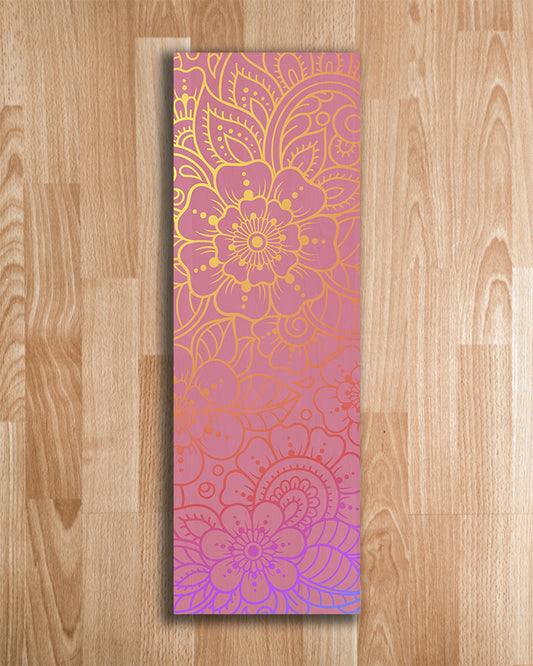 Golden Glow Yoga Mat